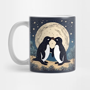 Little Penguins as Platonic Soulmates in Van Gogh Love Best Friends Mug